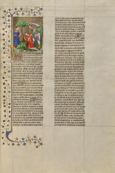 The Head of Marcus Shown to Caius Marius and the Killing of Marius, about 1413-1415. Creators: Boucicaut Master, Workshop of the Boucicaut Master
