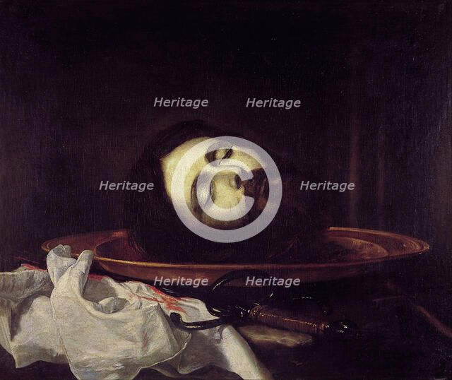 The Head of Saint John the Baptist. Artist: Ribera, José, de (1591-1652)