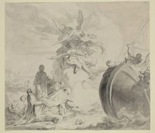 The Head of Saint Torpe Saved by Angels and Restored to Archbishop Frederigo, between 1730 and 1770. Creator: Giambettino Cignaroli
