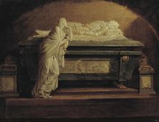 The Headstone of Emperor Leopold II by Franz Anton Zauner in the Augustinian Church, after 1795. Creator: Heinrich Friedrich Füger
