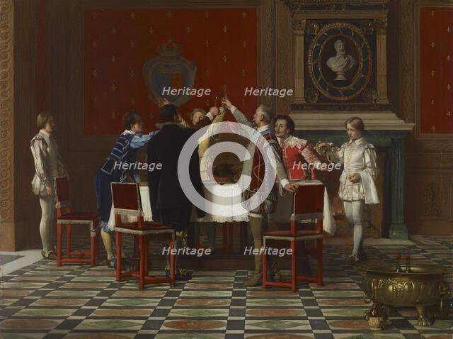 The Health of the King, c1861. Creator: Florent Willems.