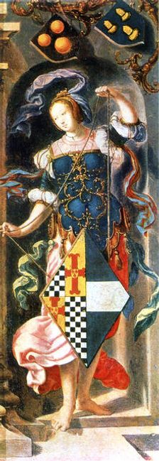 The Healing of Blind Man of Jericho Detail, 1531. Artist: Lucas van Leyden