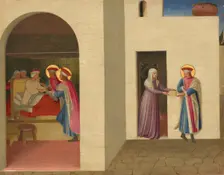The Healing of Palladia by Saint Cosmas and Saint Damian, c. 1438/1440. Creator: Fra Angelico
