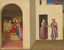 The Healing of Palladia by Saint Cosmas and Saint Damian, c. 1438/1440. Creator: Fra Angelico
