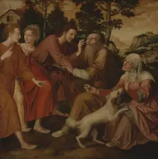 The Healing of Tobit. Creator: Jan Massys