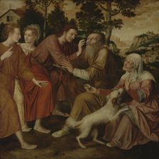The Healing of Tobit. Creator: Massys (Matsys), Jan (1510-1575)