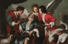The Healing of Tobit, c. 1625. Creator: Bernardo Strozzi (Italian, 1581?-1644)
