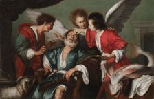 The Healing of Tobit, c. 1625. Creator: Bernardo Strozzi (Italian, 1581?-1644)