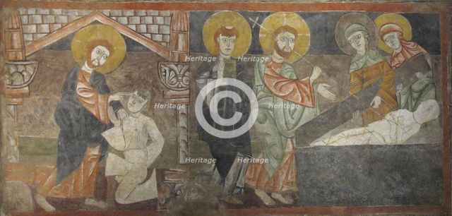 The Healing of the Blind Man and the Raising of Lazarus, first half 12th century (possibly 1129-34). Creator: Unknown.