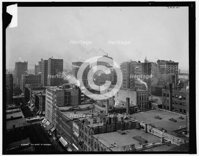 The Heart of Chicago, c1900 or 1901. Creator: Unknown.