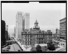 The Heart of Detroit, Mich., between 1910 and 1915. Creator: Unknown