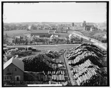 The Heart of the copper country, Calumet, Mich., between 1880 and 1930. Creator: Unknown