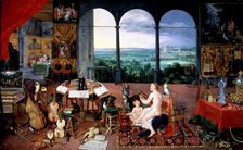 The Hearing 1617, by Jan Brueguel