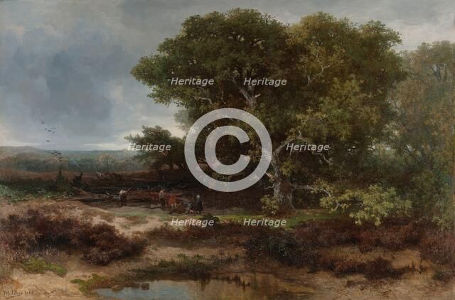 The Heath near Wolfheze, 1866. Creator: Johannes Warnardus Bilders.