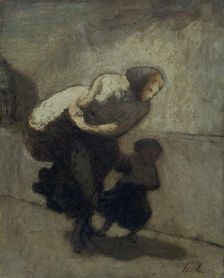 The heavy Burden 1828-1879. Artist: Honore Daumier