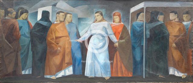 The Heavenly Wedding. Emmanuel Sweborg: Amore Conjugiali, 1919-1920. Creator: Ivar Rosenberg.