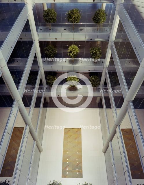 The Helicon, South Place, Finsbury Pavement, Islington, London, 21/11/1996. Creator: John Laing plc.