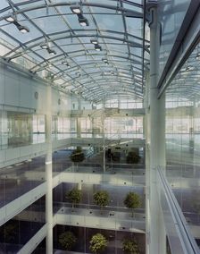 The Helicon, South Place, Finsbury Pavement, Islington, London, 21/11/1996. Creator: John Laing plc