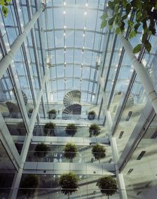 The Helicon, South Place, Finsbury Pavement, Islington, London, 21/11/1996. Creator: John Laing plc