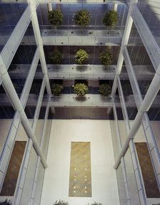 The Helicon, South Place, Finsbury Pavement, Islington, London, 21/11/1996. Creator: John Laing plc