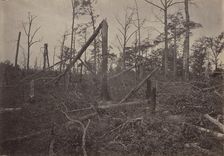 The "Hell Hole" New Hope Church, Georgia, 1860s. Creator: George N. Barnard
