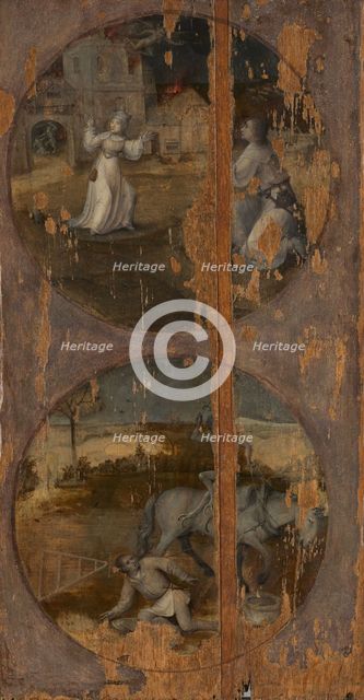 The Hell (reverse), Between 1508 and 1516. Creator: Bosch; Hieronymus (c. 1450-1516).