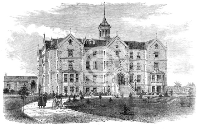 The Hellmuth College at London, Ontario, Canada West, 1870. Creator: Unknown.