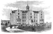 The Hellmuth College at London, Ontario, Canada West, 1870. Creator: Unknown