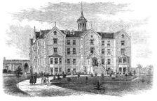 The Hellmuth College at London, Ontario, Canada West, 1870. Creator: Unknown