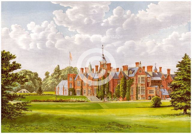 The Hendre, Monmouthshire, Wales, home of the Rolls family, c1880. Artist: Unknown