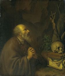 The Hermit, 1721. Creator: Frans van Mieris II