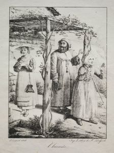 The Hermit, 1818. Creator: Louis Hersent (French, 1777-1860)