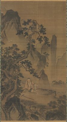 The Hermit Xu You Resting by a Stream, 1400s. Creator: Dai Jin (Chinese, 1388-1462)
