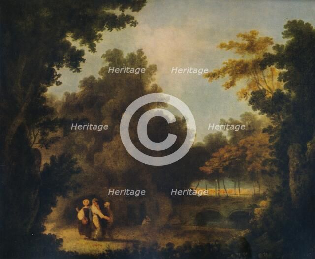 'The Hermitage, Villa Madama', c1762, (1938). Artist: Richard Wilson.