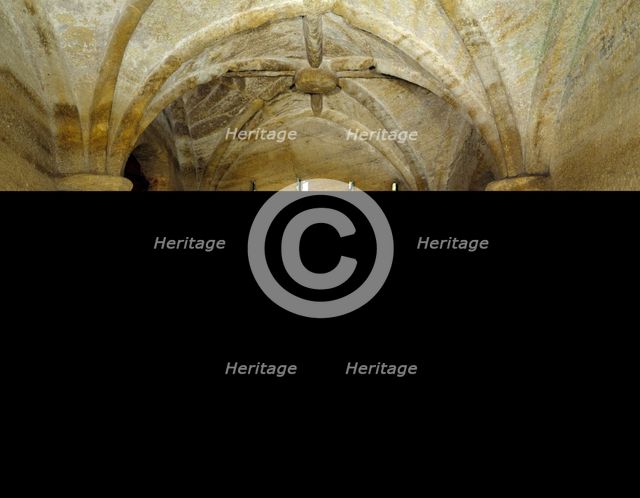 The Hermitage and Chapel of the Holy Trinity, Warkworth, Northumberland, 1994. Artist: J Bailey