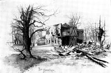 "The Hermitage," club-house of the Surrey Golf Club, destroyed by fire, 1898. Creator: Unknown