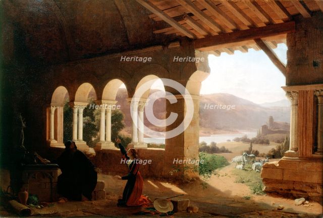 'The Hermitage of Vancouleurs', 1819. Artist: Fleury-Francois Richard