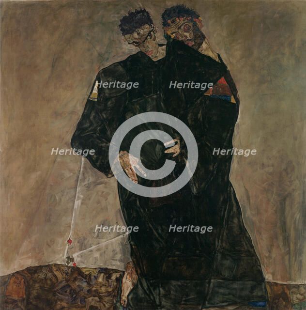 The Hermits, 1912. Artist: Schiele, Egon (1890–1918)