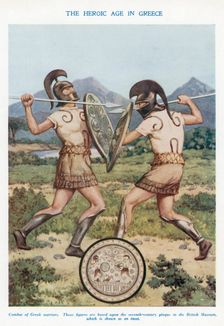 The Heroic Age in Greece': combat of Ancient Greek warriors