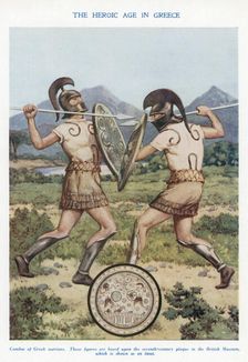 The Heroic Age in Greece': combat of Ancient Greek warriors