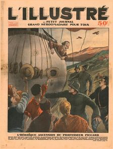 The heroic ascent of Professor Piccard, 1932. Creator: Unknown