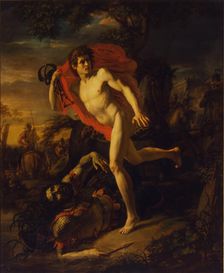 The heroic deed of a young Man in Kiev in the year 968, 1810. Artist: Ivanov, Andrei Ivanovich (1775-1848)