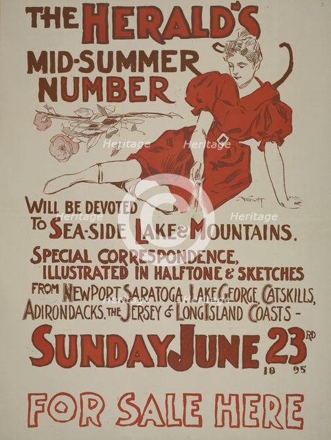 The herald's mid-summer number. Sunday June 23rd 1895., c1895. Creator: Charles Hubbard Wright.