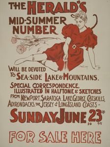 The herald's mid-summer number. Sunday June 23rd 1895., c1895. Creator: Charles Hubbard Wright