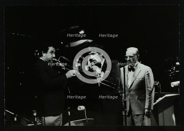The Herb Miller Orchestra in concert at the Forum Theatre, Hatfield, Hertfordshire, 1985.  Artist: Denis Williams