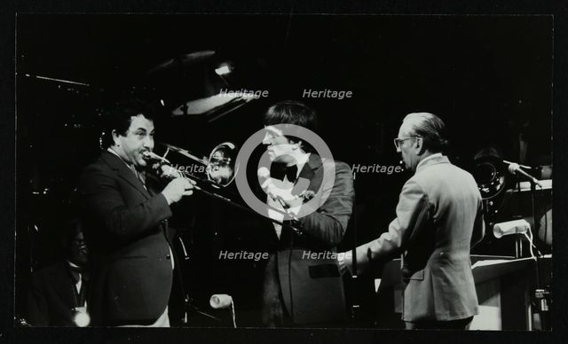 The Herb Miller Orchestra playing at the Forum Theatre, Hatfield, Hertfordshire, 5 October 1985. Artist: Denis Williams