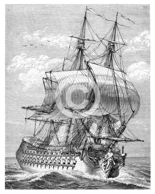 The 'Hercules', (1885). Artist: Unknown