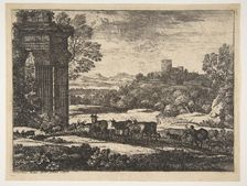 The Herd Returning in Stormy Weather, ca. 1650-51. Creator: Claude Lorrain