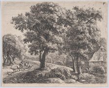 The Herdsman and the Mill, 17th century. Creator: Anthonie Waterloo