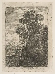 The Herdsman and the Shepherdess, ca. 1630. Creator: Claude Lorrain